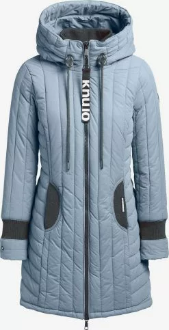 Khujo Manteaux De Mi-saison Manteau Mi-saison Jerry Femme Bleu Clair