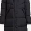 Khujo Manteaux Dhiver Manteau D’hiver Shimanta2 Femme Noir