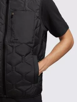 Khujo Vestes Sans Manches Gilet Liel Homme Noir -Magasin D'usine Khujo d44db614bf6ee75a010155a0598201c9