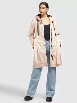 Khujo Manteaux De Pluie Manteau Mi-saison ALECIA Femme Abricot -Magasin D'usine Khujo d4ff7ab10c0d445793eb1e669b0ac295