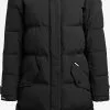 Khujo Manteaux Dhiver Manteau D’hiver Dakota Femme Noir
