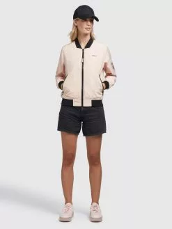 Khujo Vestes De Mi-saison Veste Mi-saison Stence2 Femme Abricot -Magasin D'usine Khujo d84fa9e3596ea8bdd29eacfbfa0cdd36