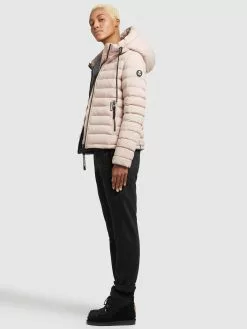 Khujo Vestes De Mi-saison Veste Mi-saison Lovina Femme Poudre -Magasin D'usine Khujo d862dc0a34c170eb7c1ab2a3b9589fbe