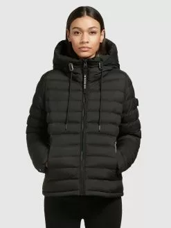 Khujo Vestes De Mi-saison Veste Mi-saison Lovina Femme Noir -Magasin D'usine Khujo d866a2c66600a686672b0b4b7cccfe35