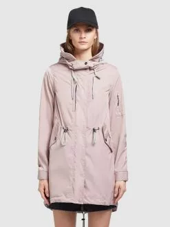 Khujo Parkas Parka Mi-saison DAYES Femme Rose -Magasin D'usine Khujo d8c989c5fd62229597c319bd7e8d311d