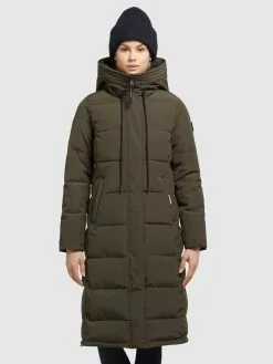 Khujo Manteaux Dhiver Manteau D’hiver Rugg Femme Olive -Magasin D'usine Khujo d930031734390784a50f728fbdd8e089