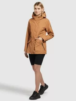 Khujo Parkas Parka Mi-saison FELINA Femme Camel -Magasin D'usine Khujo d94270bf37a833315ef37c17d8e850b8