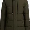 Khujo Manteaux Courts Manteau D’hiver Mats Femme Vert Foncé
