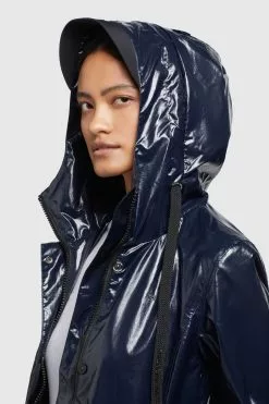 Khujo Manteaux De Pluie Manteau Mi-saison Alecia Femme Bleu Nuit 16 Khujo Manteaux De Pluie Manteau Mi-saison Alecia Femme Bleu Nuit -Magasin D'usine Khujo dc9554046ecf855790c8f837c1c0dcfd