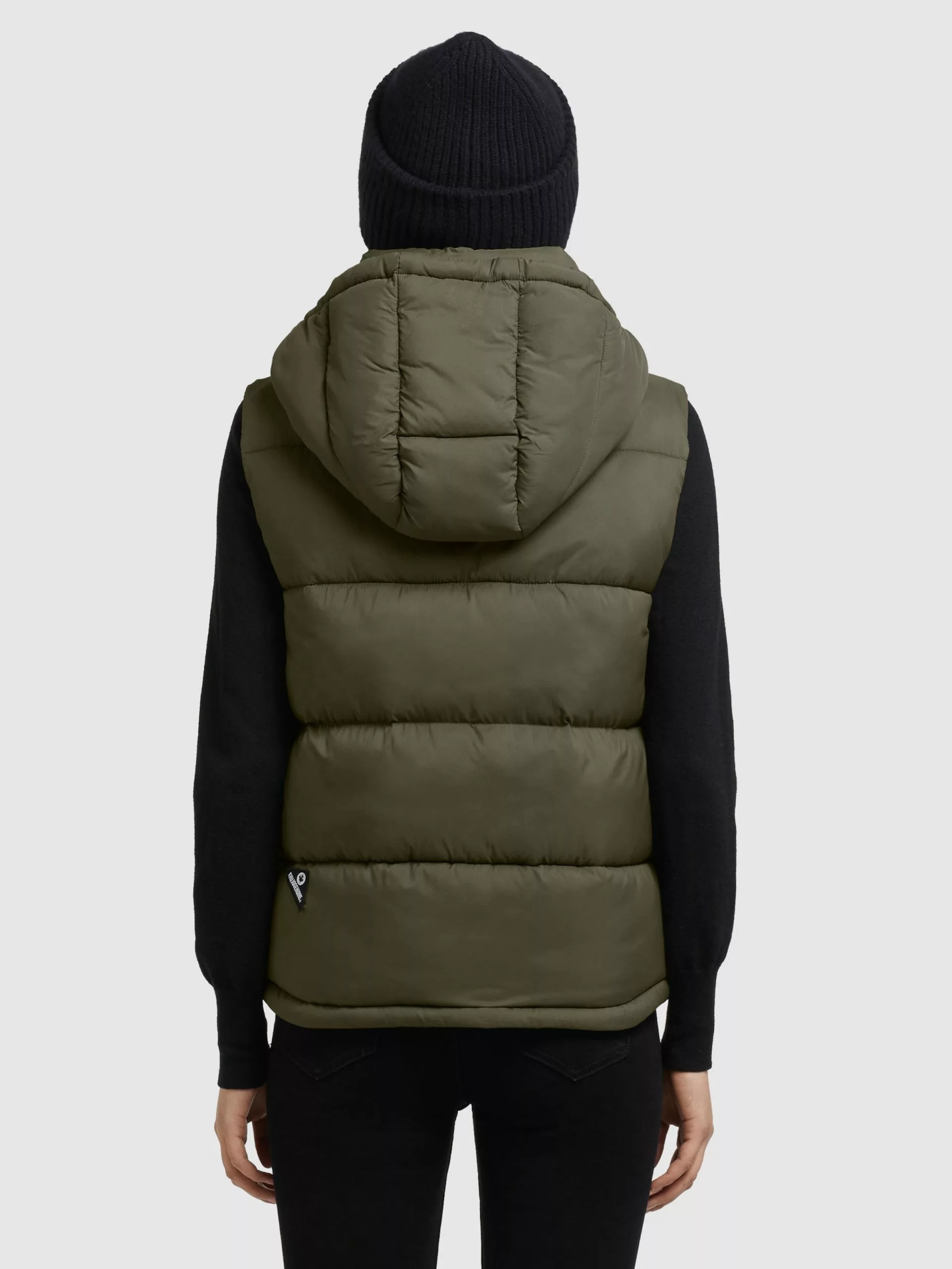 Khujo Vestes Sans Manches Gilet Eden Femme Kaki 6 Khujo Vestes Sans Manches Gilet Eden Femme Kaki – Image 4