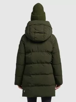 Khujo Manteaux Courts Manteau D’hiver Wente Femme Kaki -Magasin D'usine Khujo debf607d7efff65ff72f740c28a1efdd