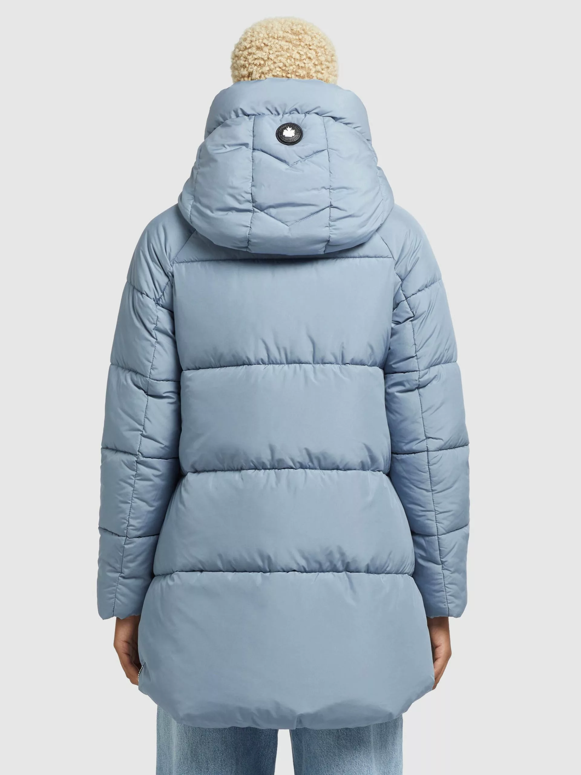 Khujo Vestes De Mi-saison Veste Mi-saison Pheobe Femme Bleu Clair 6 Khujo Vestes De Mi-saison Veste Mi-saison Pheobe Femme Bleu Clair – Image 4