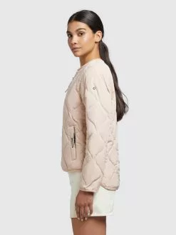 Khujo Vestes De Mi-saison Veste Mi-saison Alma Femme Rose Clair -Magasin D'usine Khujo e04eb53fcea2291bda9968bf0b04d97a