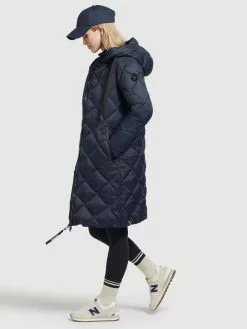 Khujo Manteaux Dhiver Manteau D’hiver LENNJA Femme Marine -Magasin D'usine Khujo e44884d23a6e0e47610f3d35352b661a