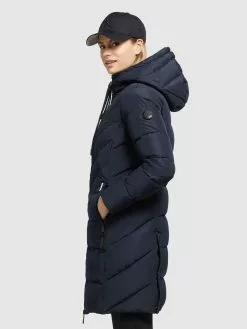 Khujo Manteaux De Mi-saison Manteau Mi-saison Mugg Femme Bleu Marine -Magasin D'usine Khujo e58861e516853078909e58f291e4f631