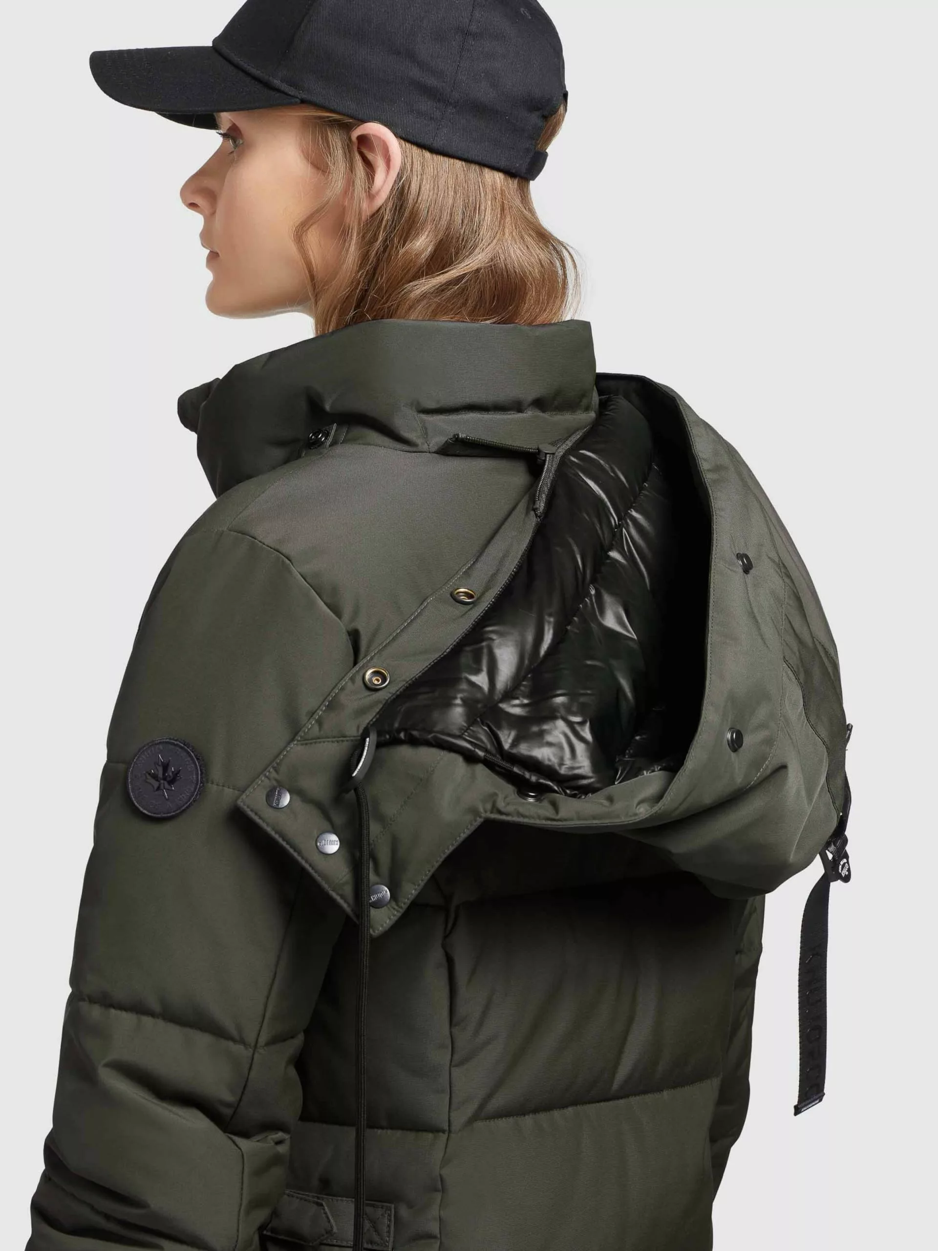 Khujo Manteaux Dhiver Manteau D’hiver Cliv Femme Vert Foncé 10 Khujo Manteaux Dhiver Manteau D’hiver Cliv Femme Vert Foncé – Image 8