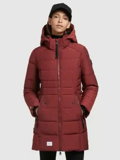 Khujo Manteaux Courts Manteau Mi-saison Amaray 3 Femme Rouge Rubis -Magasin D'usine Khujo e6a76d93f8c572f89932c1a51377034b