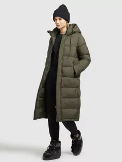 Khujo Manteaux Dhiver Manteau D’hiver Julina Femme Kaki -Magasin D'usine Khujo e7364781bb032d391f36c91cc2deb7b9