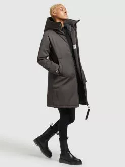 Khujo Manteaux De Mi-saison Manteau Mi-saison LISAD Femme Gris Foncé 15 Khujo Manteaux De Mi-saison Manteau Mi-saison LISAD Femme Gris Foncé -Magasin D'usine Khujo e9cc25c2339f7e3960eb9a8c8fd467be