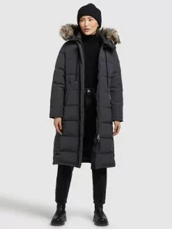 Khujo Manteaux Dhiver Manteau D’hiver LOLL Femme Anthracite -Magasin D'usine Khujo ea7201c3ae4752c1cc1567fb6f3c3f48