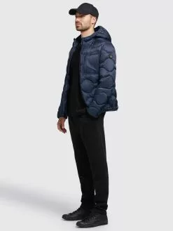 Khujo Vestes De Mi-saison Veste Mi-saison Remo Homme Bleu Foncé -Magasin D'usine Khujo eccb207148534468f576d6534590c21a