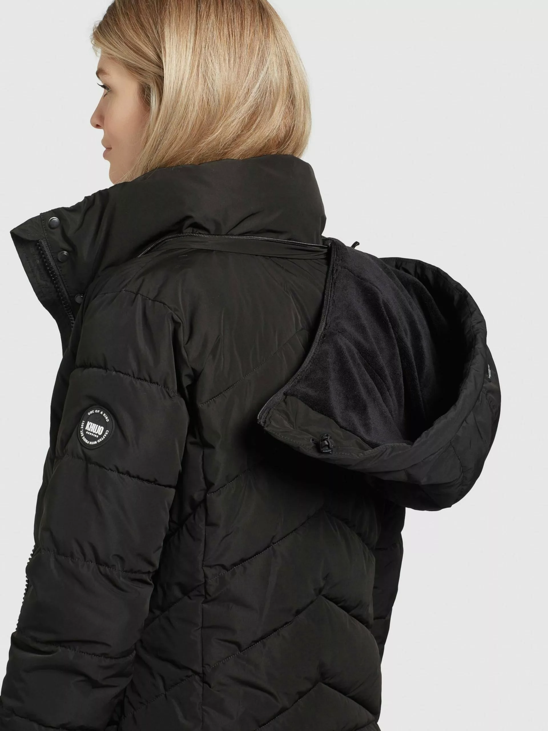 Khujo Manteaux Dhiver Manteau D’hiver Delinas Femme Noir 10 Khujo Manteaux Dhiver Manteau D’hiver Delinas Femme Noir – Image 8