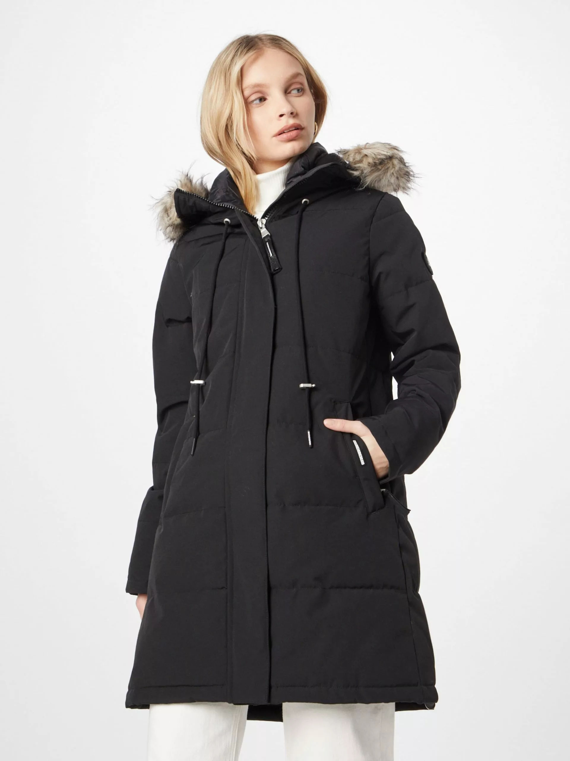 Khujo Manteaux Dhiver Manteau D’hiver Cloren Femme Noir 4 Khujo Manteaux Dhiver Manteau D’hiver Cloren Femme Noir – Image 2