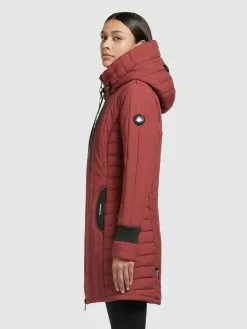 Khujo Vestes Dhiver Veste D’hiver Jerry Femme Rouge Rouille -Magasin D'usine Khujo f0dd00fd6ccfad913b413e8f0d756dc3