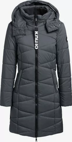Khujo Manteaux De Mi-saison Manteau Mi-saison Fitt Light Femme Gris Foncé