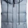 Khujo Vestes Sans Manches Gilet Eden Femme Bleu Clair -Magasin D'usine Khujo f28426983663570aee49e457cb825789