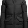 Khujo Manteaux Dhiver Manteau D’hiver Aniva Femme Noir