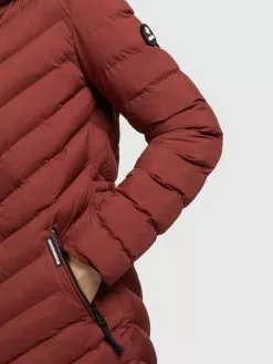 Khujo Vestes De Mi-saison Veste Mi-saison Noomi Femme Rouge Rouille -Magasin D'usine Khujo f599d614c66c32187d093f7b5b4f3e6f