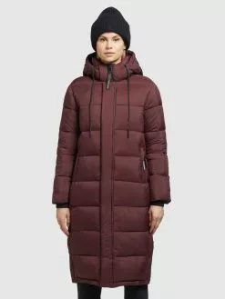 Khujo Manteaux Dhiver Manteau D’hiver Julina Femme Rouge Foncé -Magasin D'usine Khujo f5f90b2c8e36fc1dc6961dc215829f2b