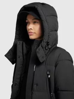 Khujo Manteaux De Mi-saison Manteau Mi-saison Melona Femme Noir -Magasin D'usine Khujo f8492d573af5063dfd90c83a7c4fa3bf