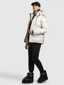 Khujo Vestes Dhiver Veste D’hiver Evona Femme Blanc Perle -Magasin D'usine Khujo f861f21abb13a579bae73a41b9d0ca70
