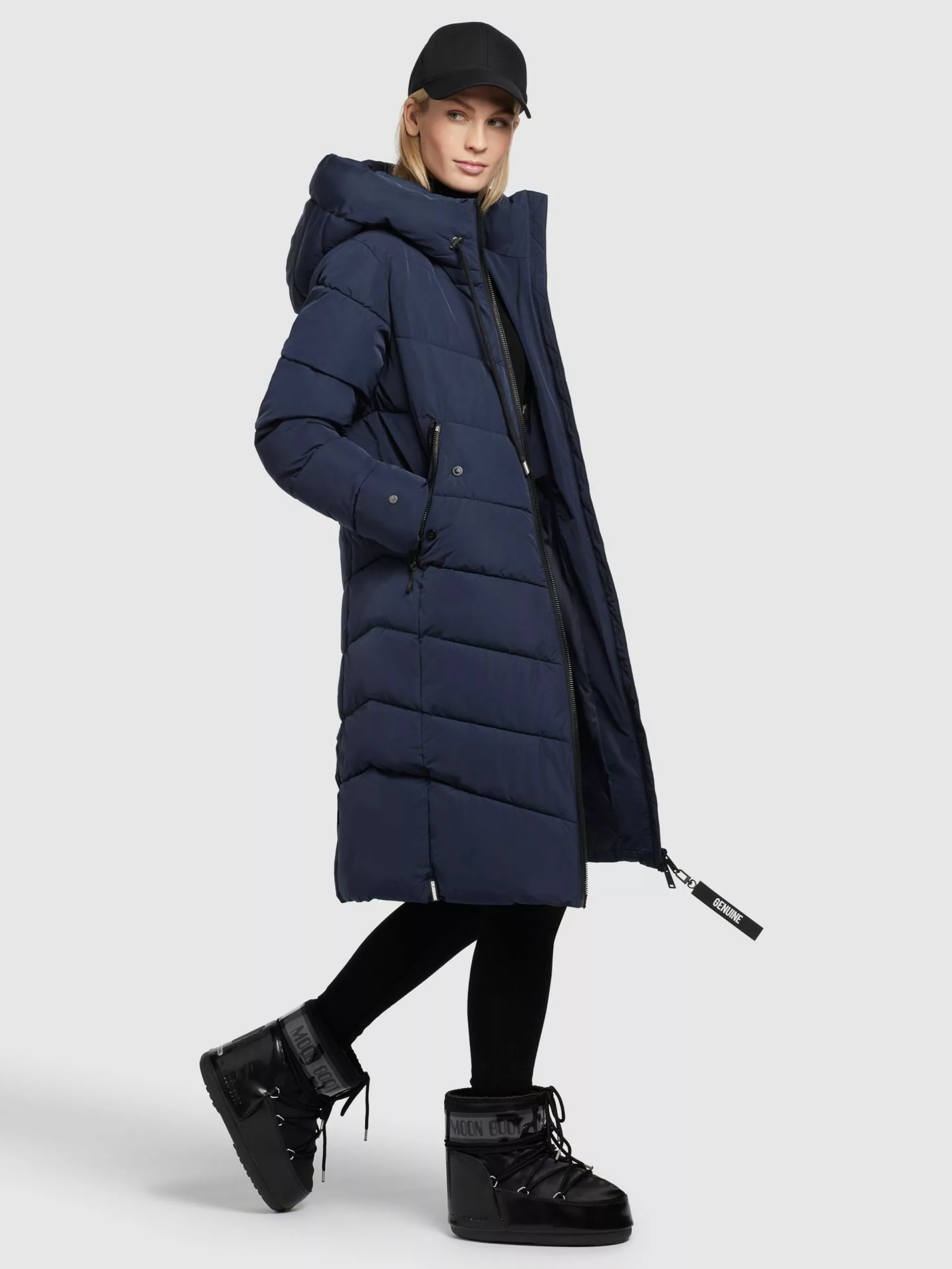 Khujo Manteaux De Mi-saison Manteau Mi-saison Klayd Femme Bleu Foncé 5 Khujo Manteaux De Mi-saison Manteau Mi-saison Klayd Femme Bleu Foncé – Image 3