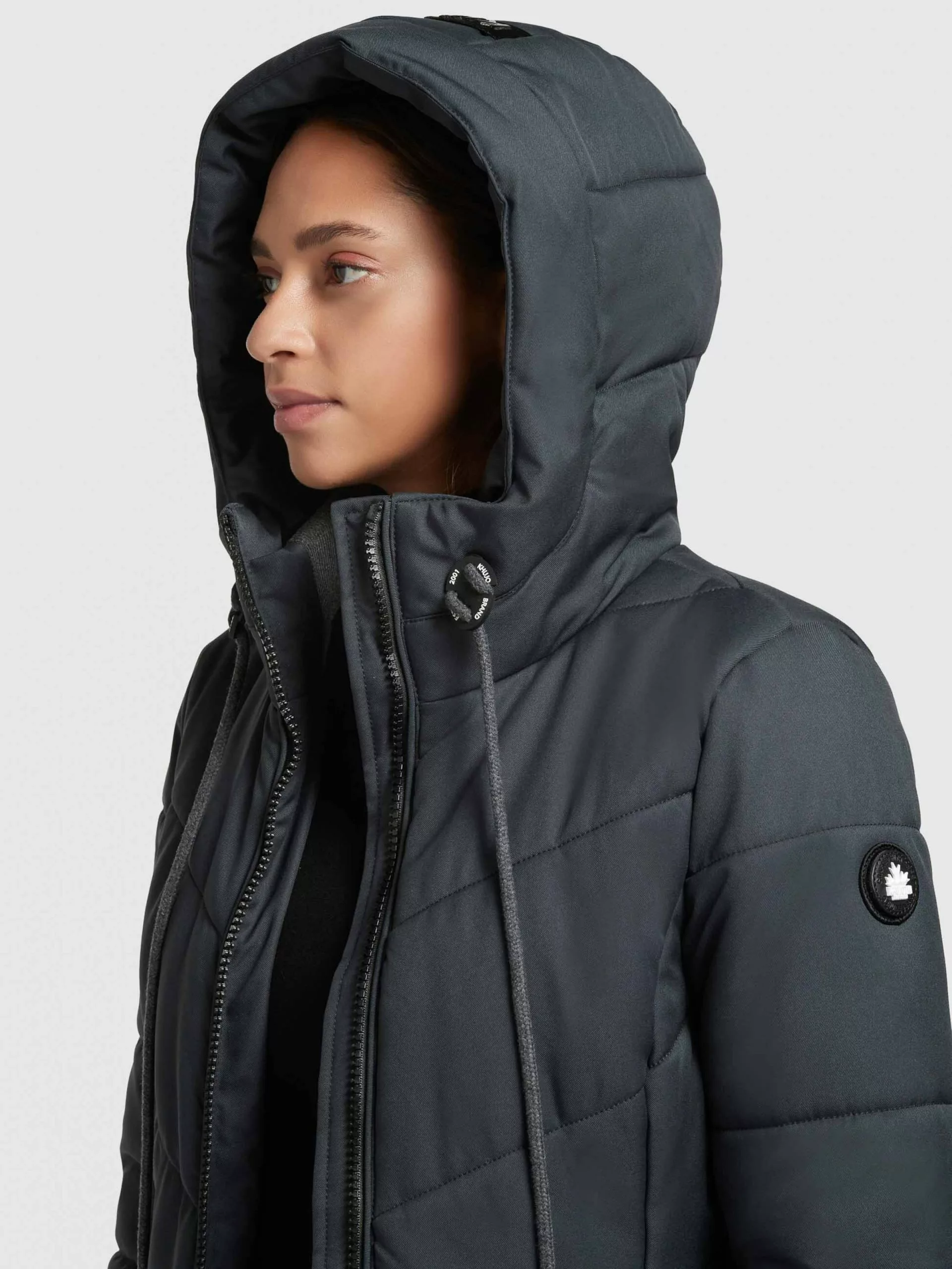 Khujo Manteaux Dhiver Manteau D’hiver Aribay Femme Bleu Nuit 9 Khujo Manteaux Dhiver Manteau D’hiver Aribay Femme Bleu Nuit – Image 7