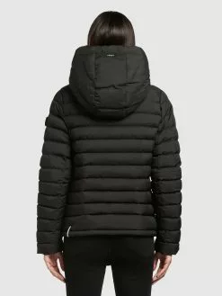 Khujo Vestes De Mi-saison Veste Mi-saison Lovina Femme Noir -Magasin D'usine Khujo f9cc0aaa40d620fbb32b61969da67047