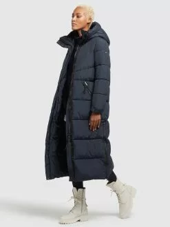 Khujo Manteaux Dhiver Manteau D’hiver Shimanta 2 Femme Bleu Foncé -Magasin D'usine Khujo fa2ca68c3fa15a64cce6bb3fb8c42c78