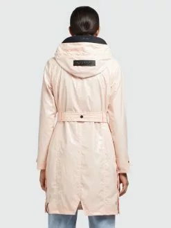 Khujo Manteaux De Pluie Manteau Mi-saison ALECIA Femme Abricot -Magasin D'usine Khujo fb6613d3b514199d90255c59e5dfeb2f