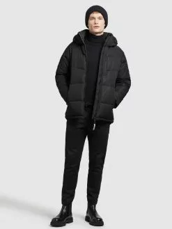 Khujo Vestes Dhiver Veste D’hiver Croon Homme Noir -Magasin D'usine Khujo fb9aba149d51252ade19115f85641b06