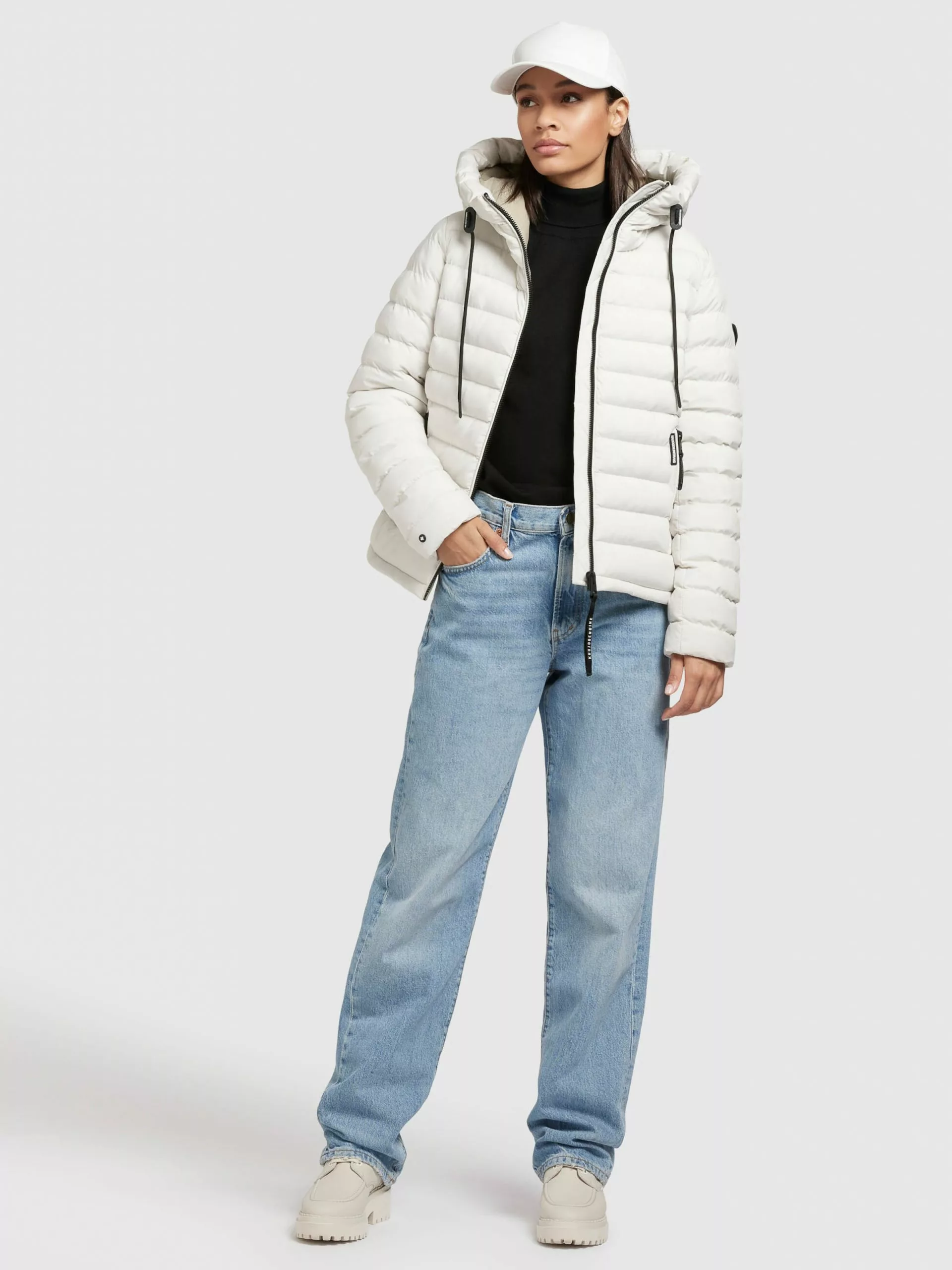 Khujo Vestes De Mi-saison Veste Mi-saison Lovina Femme Blanc 8 Khujo Vestes De Mi-saison Veste Mi-saison Lovina Femme Blanc – Image 6