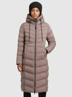 Khujo Manteaux Dhiver Manteau D’hiver Ingram2 Femme Taupe -Magasin D'usine Khujo ffd8906e335440213963d3eae819d487