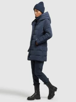 Khujo Manteaux Courts Manteau D’hiver Floyt Femme Bleu Foncé -Magasin D'usine Khujo 1bbe9e627b1019f41c702cbf9019c869