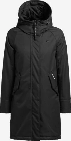 Khujo Parkas Parka Mi-saison Femme Noir