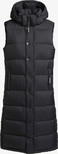 Khujo Vestes Sans Manches Gilet Magneta Femme Noir