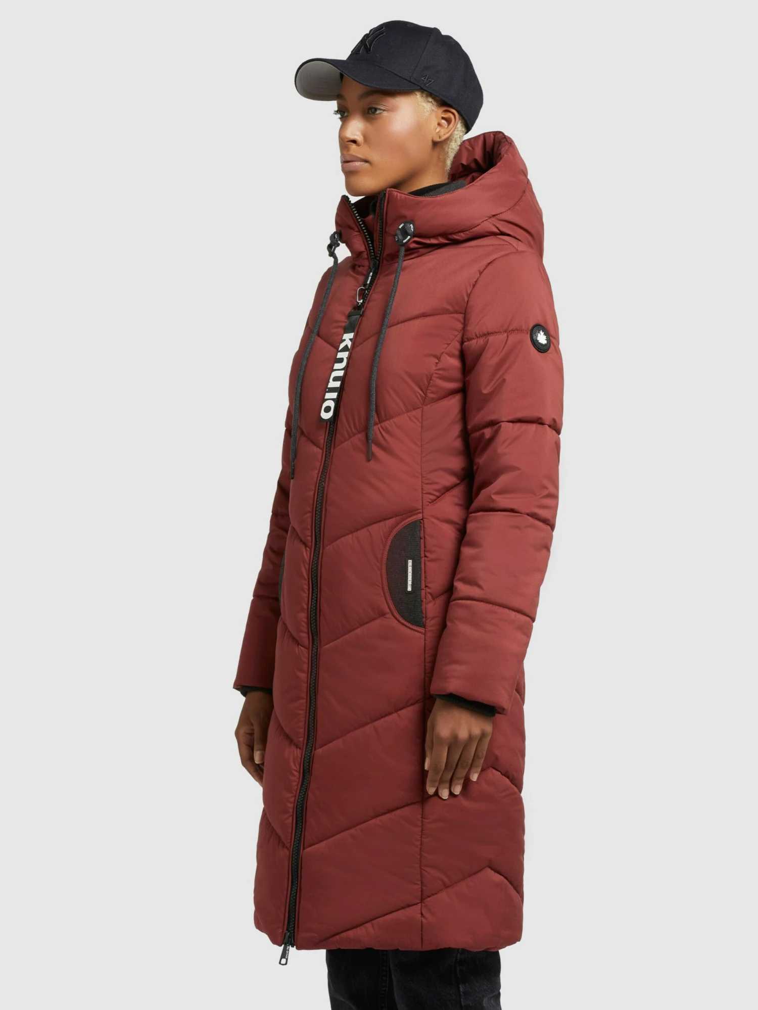 Khujo Manteaux De Mi-saison Manteau Mi-saison Aribay Femme Rouge Rouille 7 Khujo Manteaux De Mi-saison Manteau Mi-saison Aribay Femme Rouge Rouille – Image 5