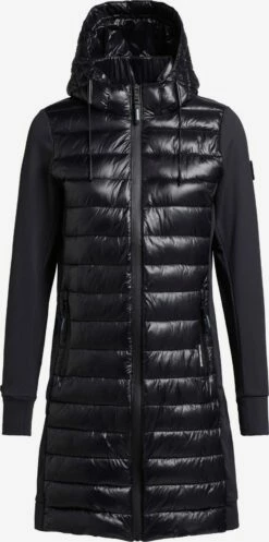 Khujo Manteaux Dhiver Manteau D’hiver Femme Noir